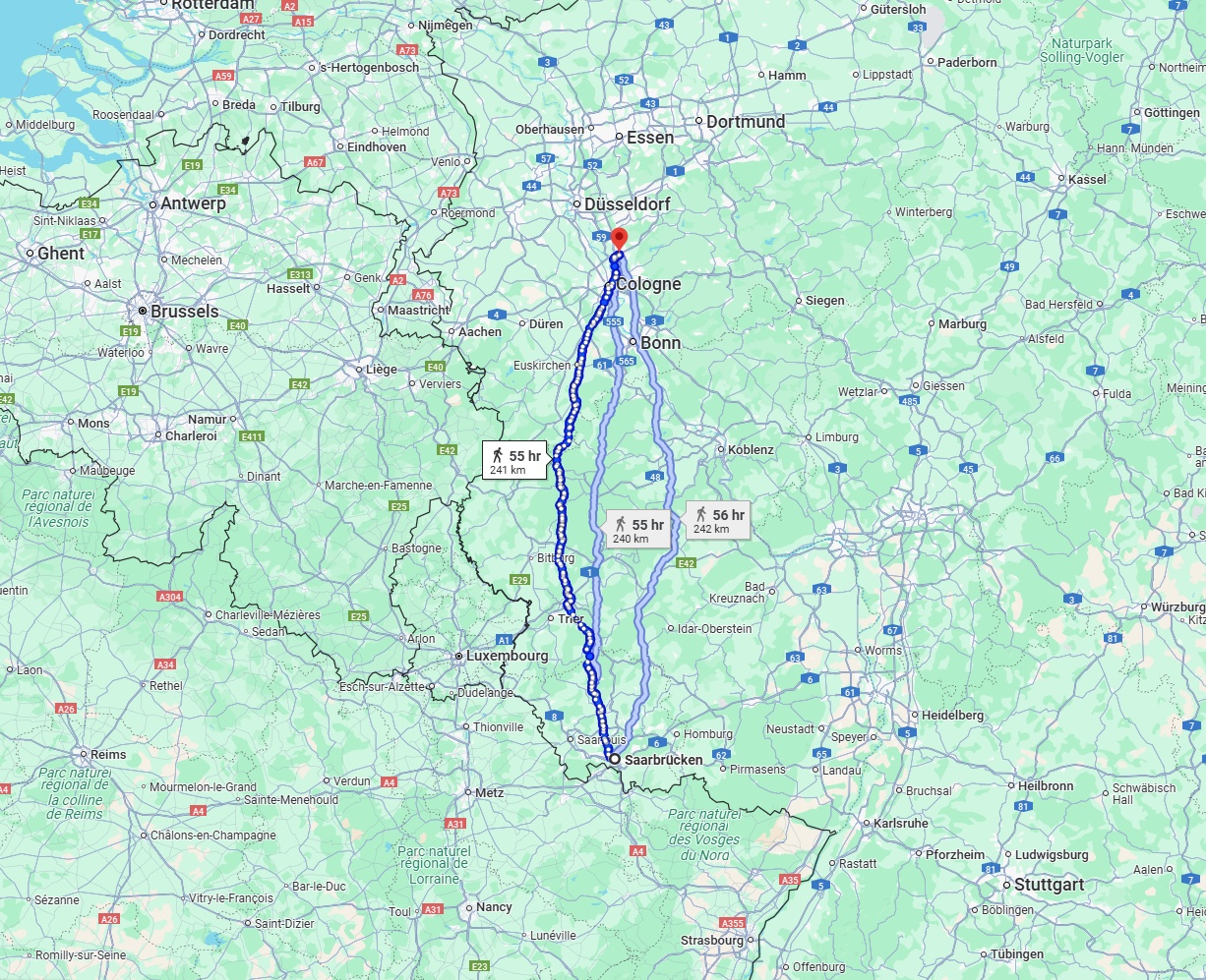 Anreise von Saarbrücken Zu Leverkusen Über 