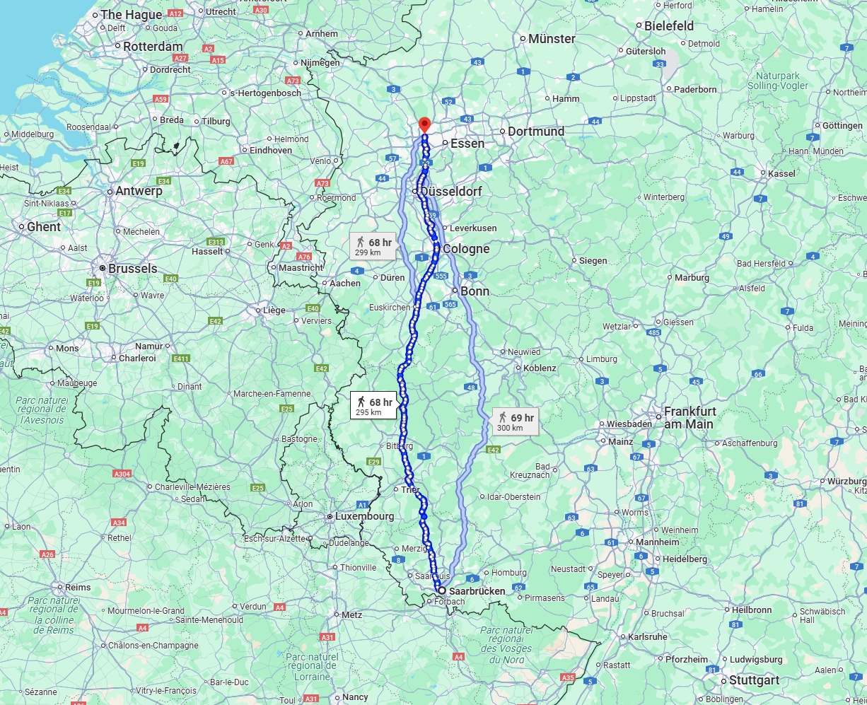 Anreise von Saarbrücken Zu Oberhausen Über 