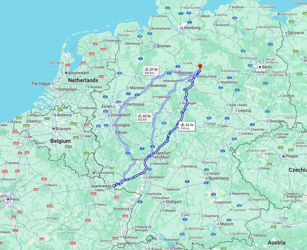 Anreise von Saarbrücken Zu Wolfsburg Über 