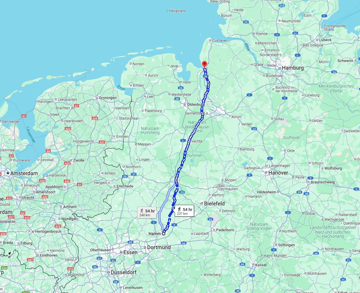 Anreise von Hamm Zu Bremerhaven Über 