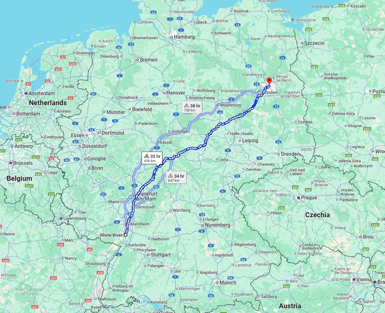 Anreise von Ludwigshafen am Rhein Zu Berlin Über 