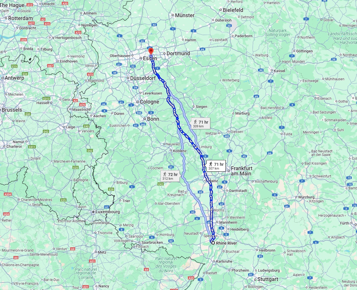 Anreise von Ludwigshafen am Rhein Zu Bochum Über 