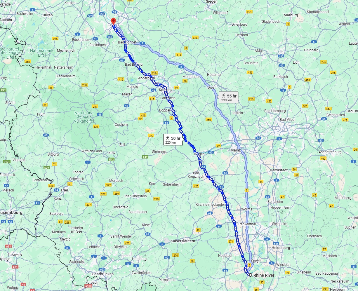 Anreise von Ludwigshafen am Rhein Zu Bonn Über 