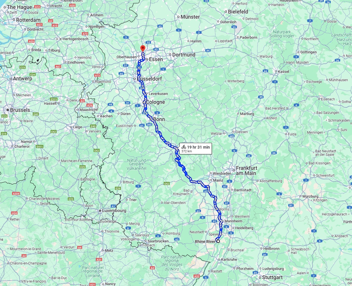 Anreise von Ludwigshafen am Rhein Zu Bottrop Über 