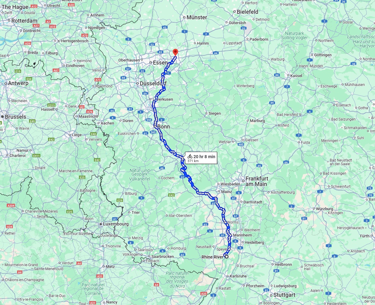 Anreise von Ludwigshafen am Rhein Zu Dortmund Über 