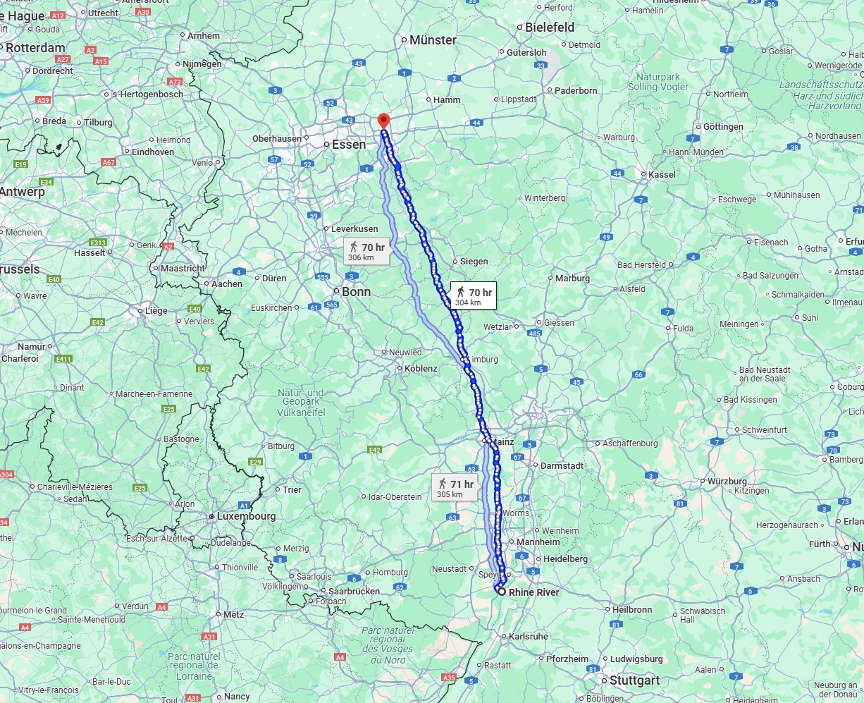 Anreise von Ludwigshafen am Rhein Zu Dortmund Über 