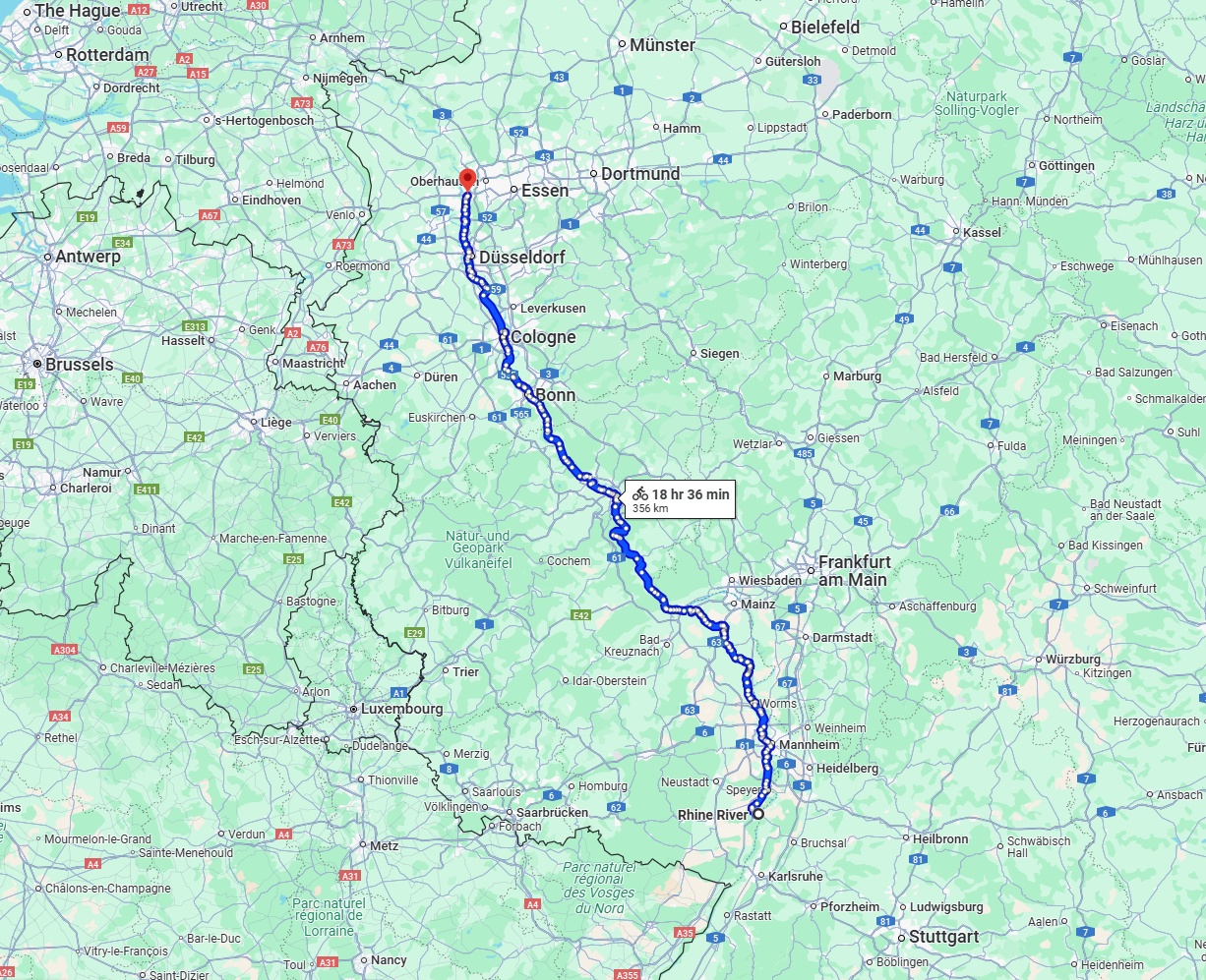Anreise von Ludwigshafen am Rhein Zu Duisburg Über 