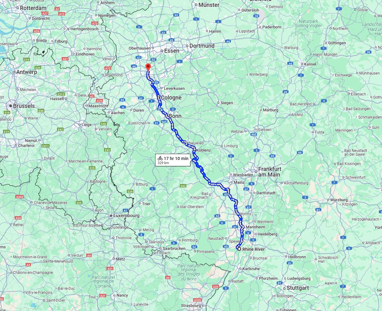 Anreise von Ludwigshafen am Rhein Zu Düsseldorf Über 