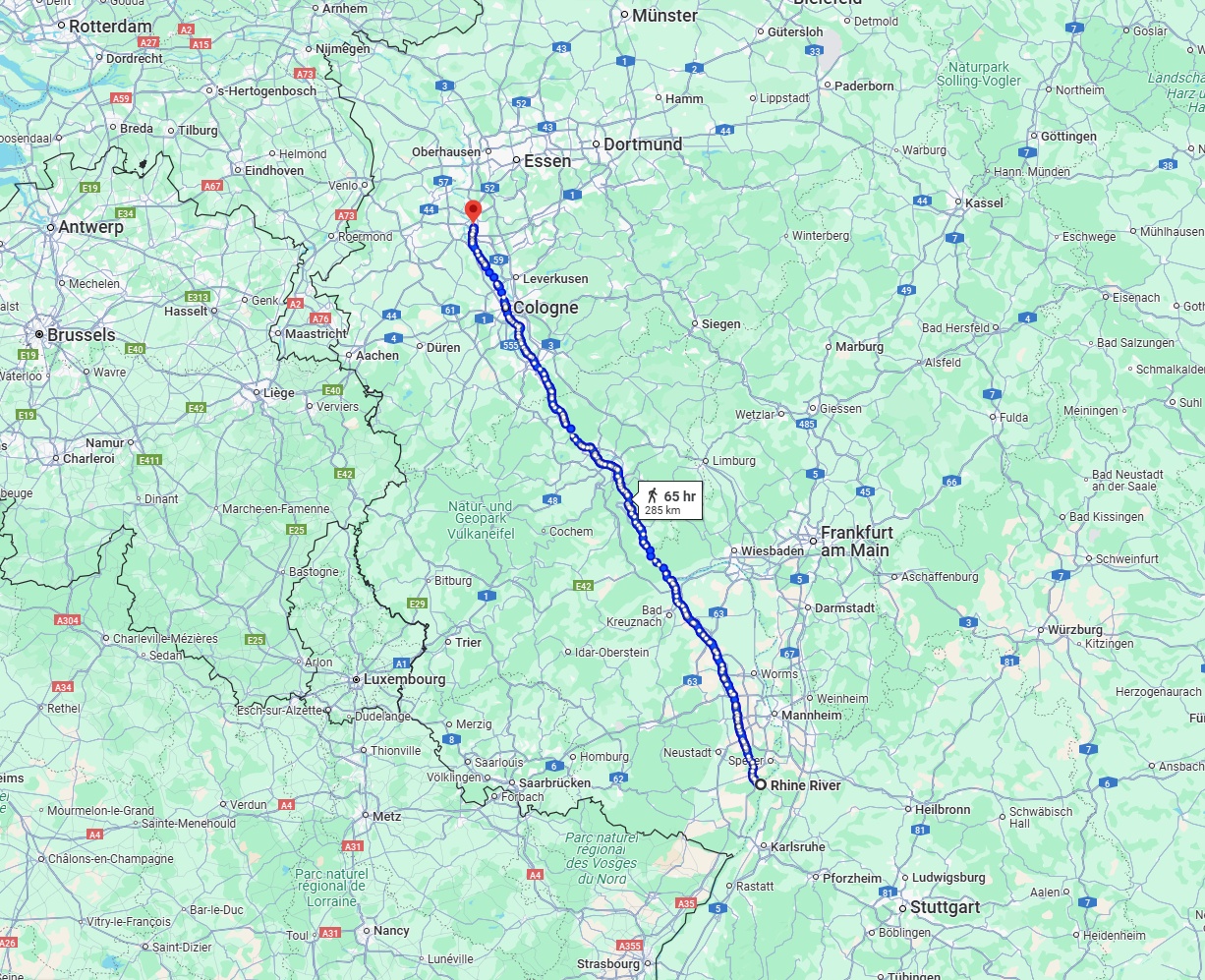 Anreise von Ludwigshafen am Rhein Zu Düsseldorf Über 