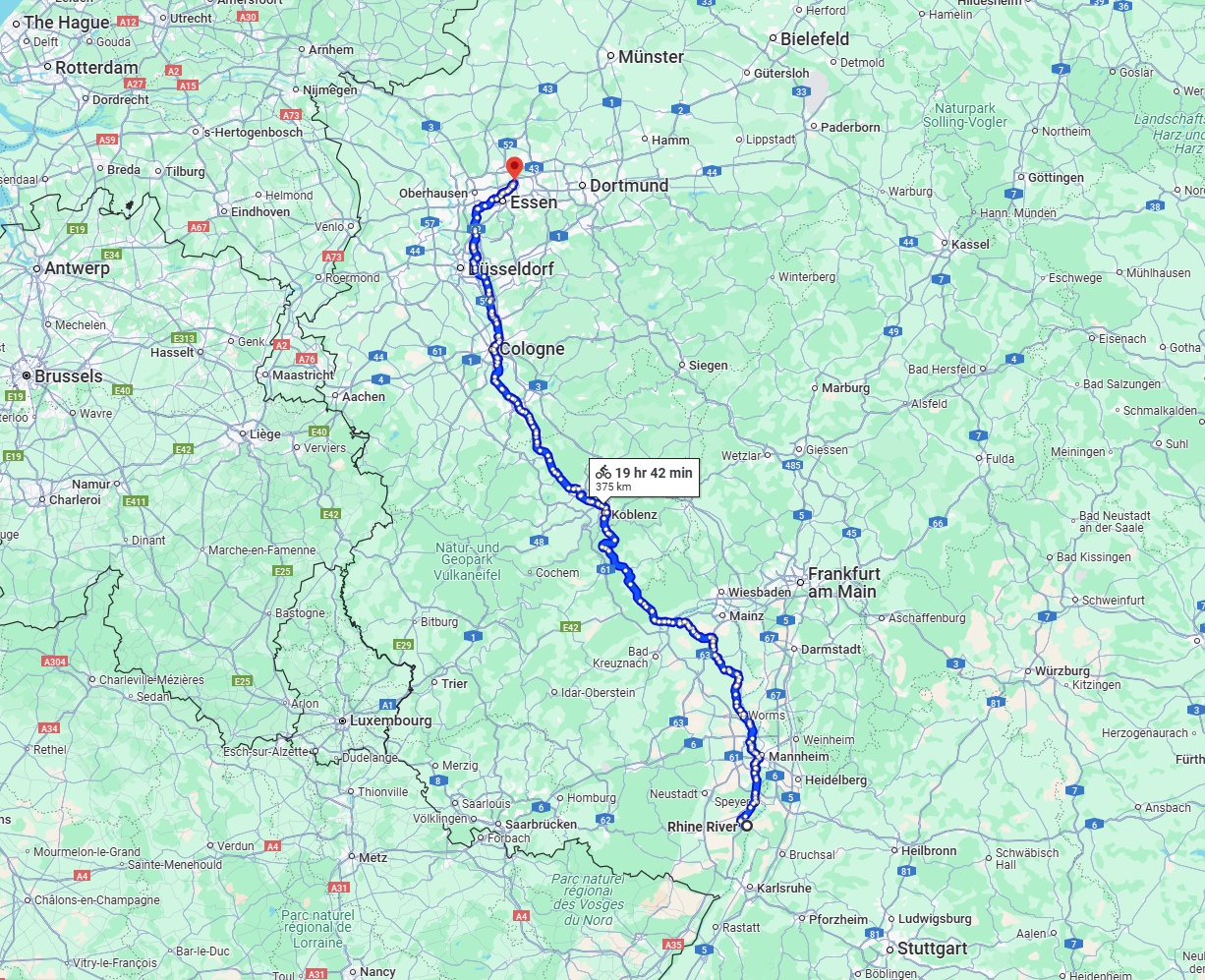 Anreise von Ludwigshafen am Rhein Zu Gelsenkirchen Über 