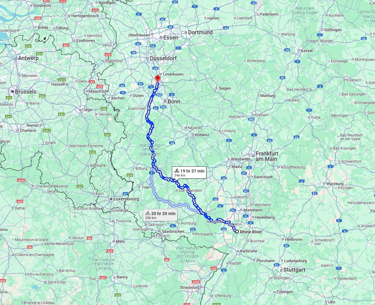 Anreise von Ludwigshafen am Rhein Zu Köln Über 