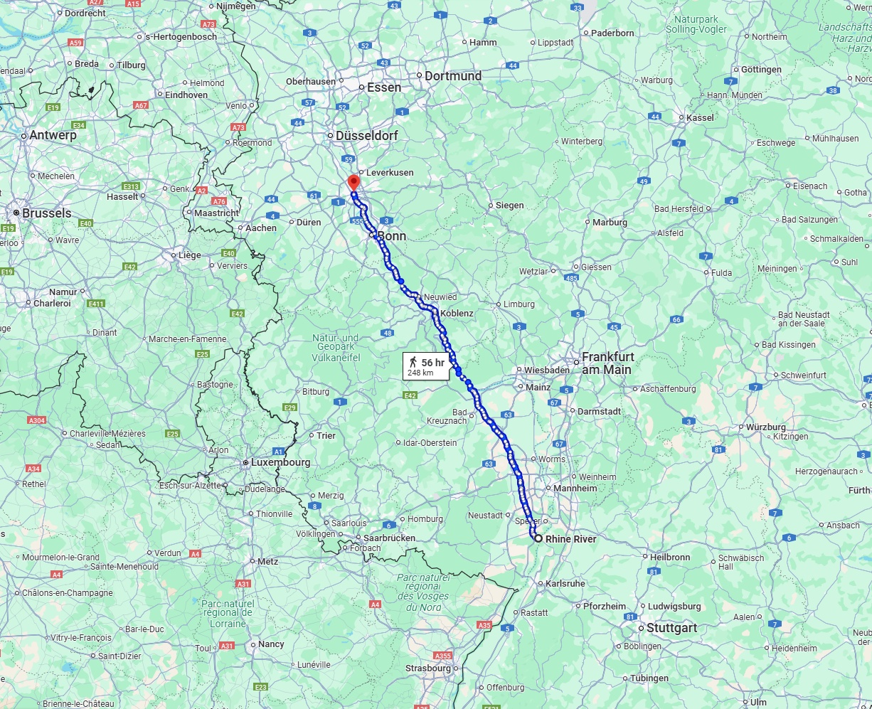 Anreise von Ludwigshafen am Rhein Zu Köln Über 