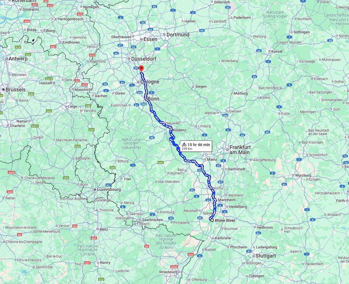 Anreise von Ludwigshafen am Rhein Zu Leverkusen Über 