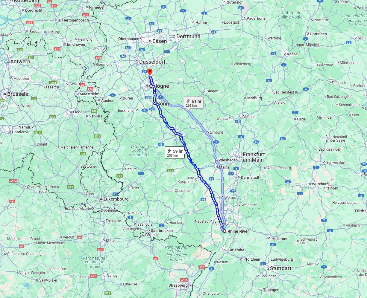 Anreise von Ludwigshafen am Rhein Zu Leverkusen Über 