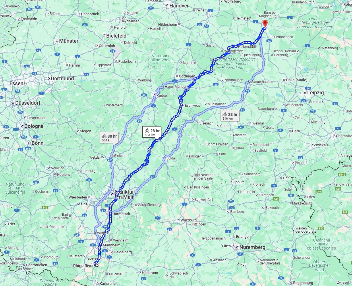 Anreise von Ludwigshafen am Rhein Zu Magdeburg Über 