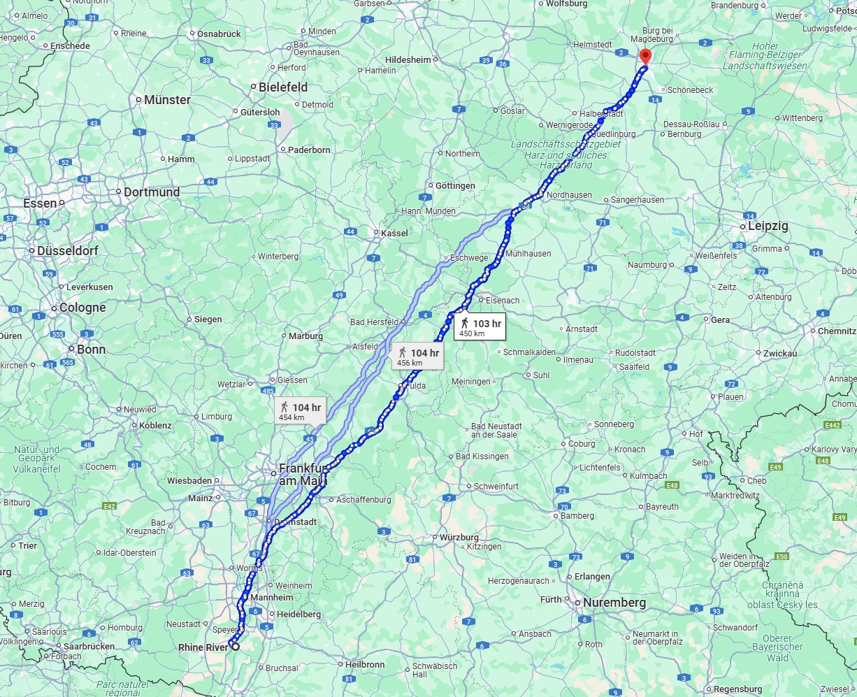 Anreise von Ludwigshafen am Rhein Zu Magdeburg Über 