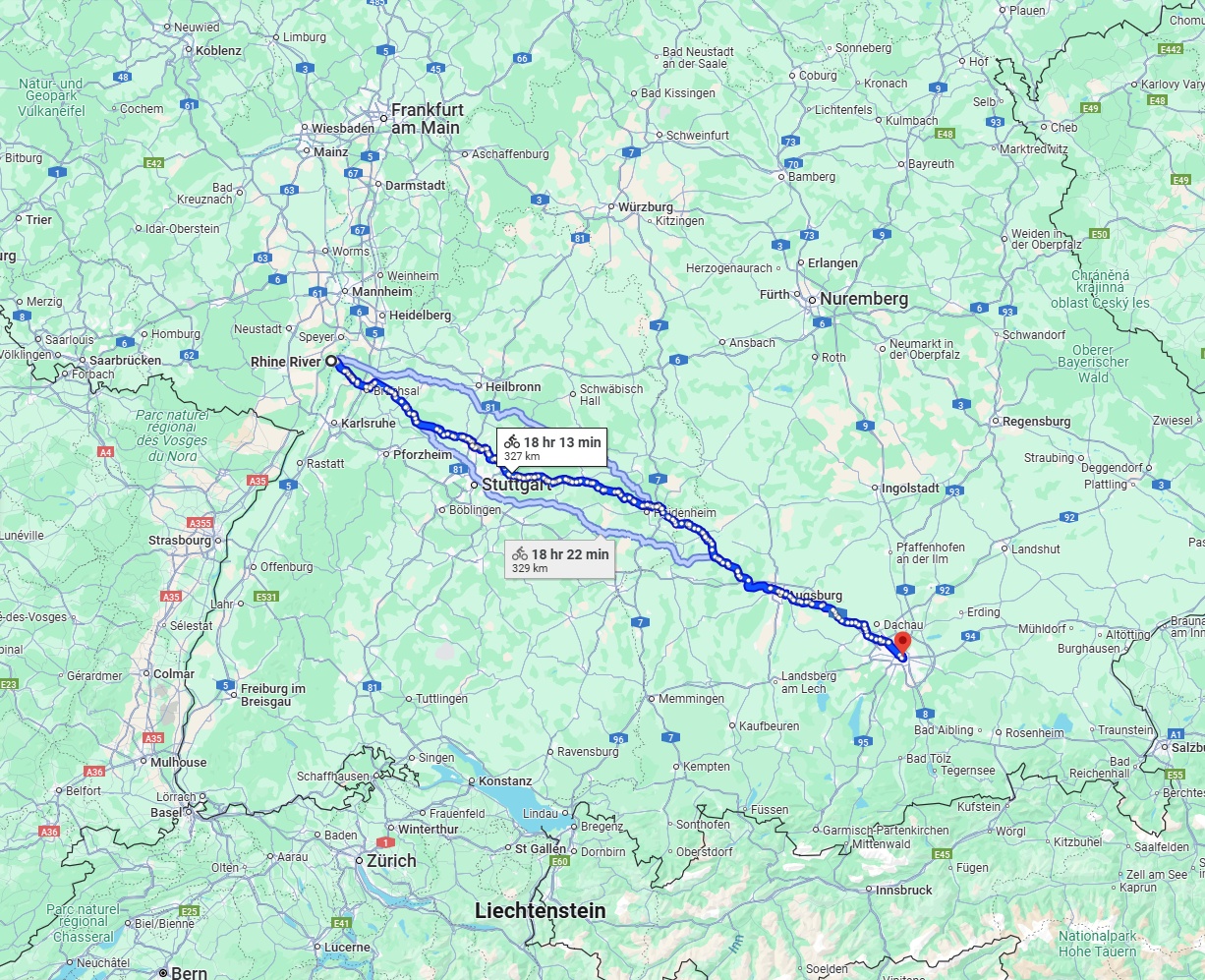 Anreise von Ludwigshafen am Rhein Zu München Über 