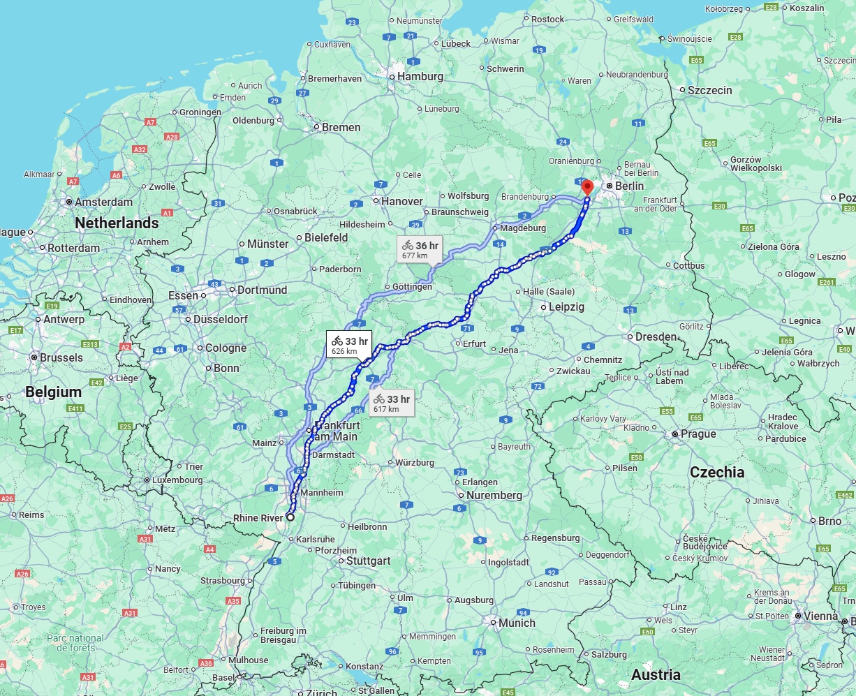 Anreise von Ludwigshafen am Rhein Zu Potsdam Über 