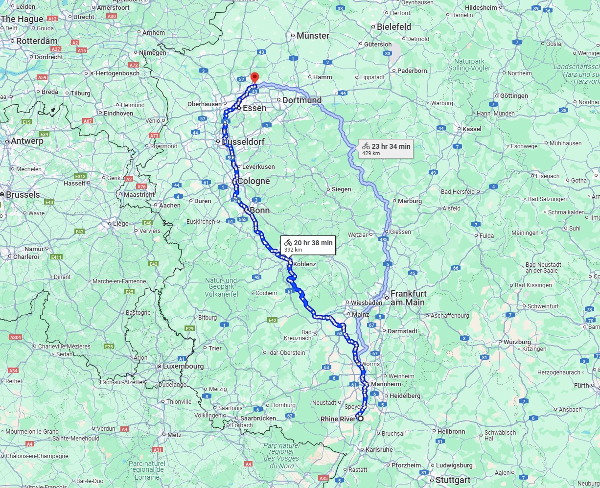 Anreise von Ludwigshafen am Rhein Zu Recklinghausen Über 