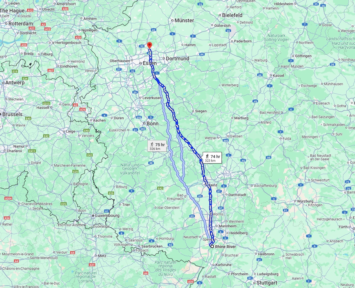 Anreise von Ludwigshafen am Rhein Zu Recklinghausen Über 