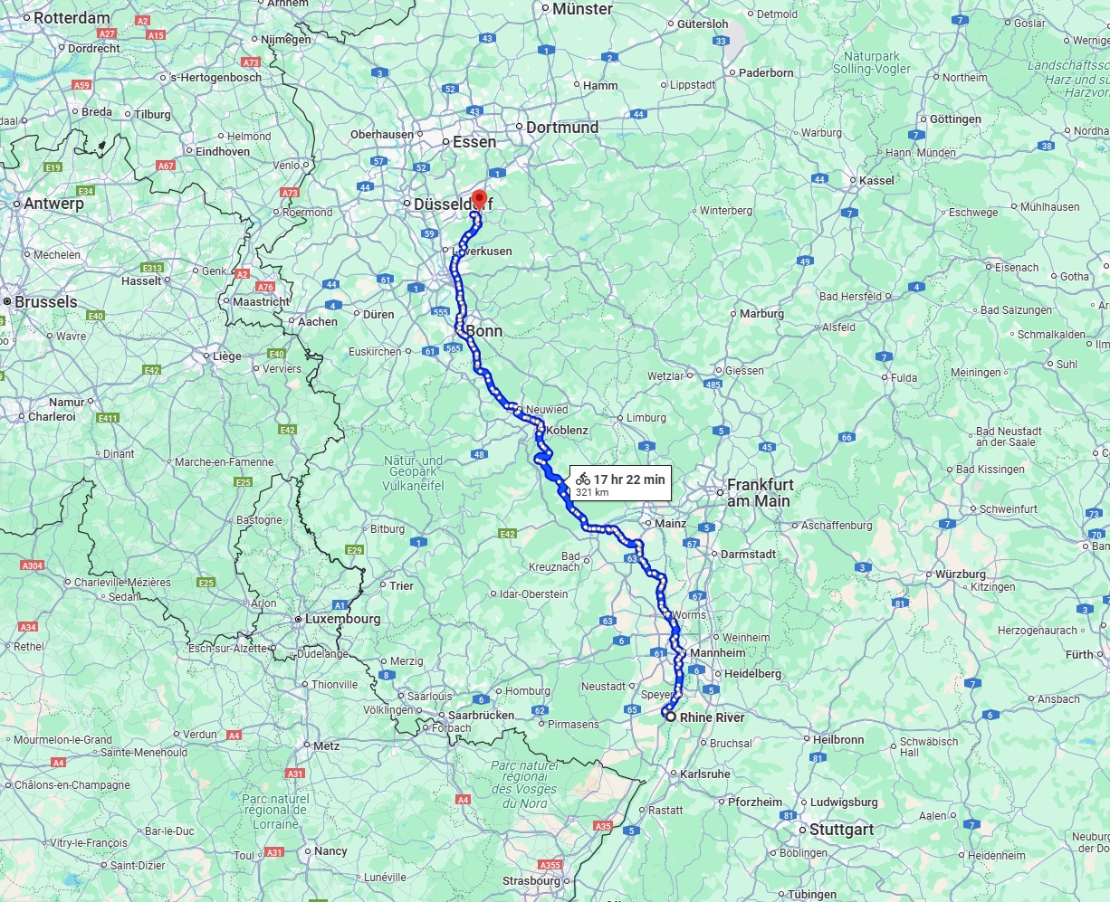 Anreise von Ludwigshafen am Rhein Zu Remscheid Über 