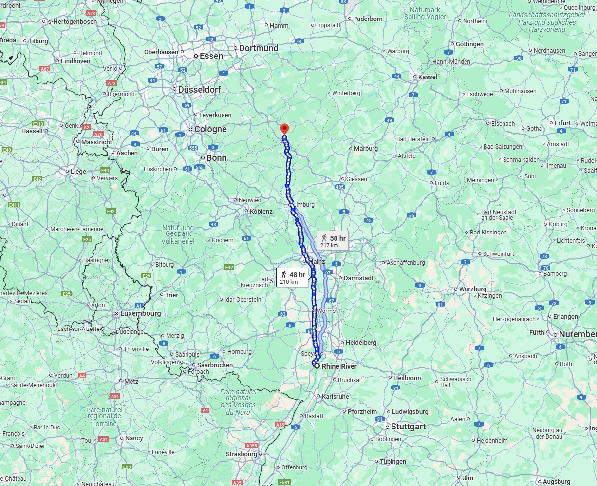 Anreise von Ludwigshafen am Rhein Zu Siegen Über 