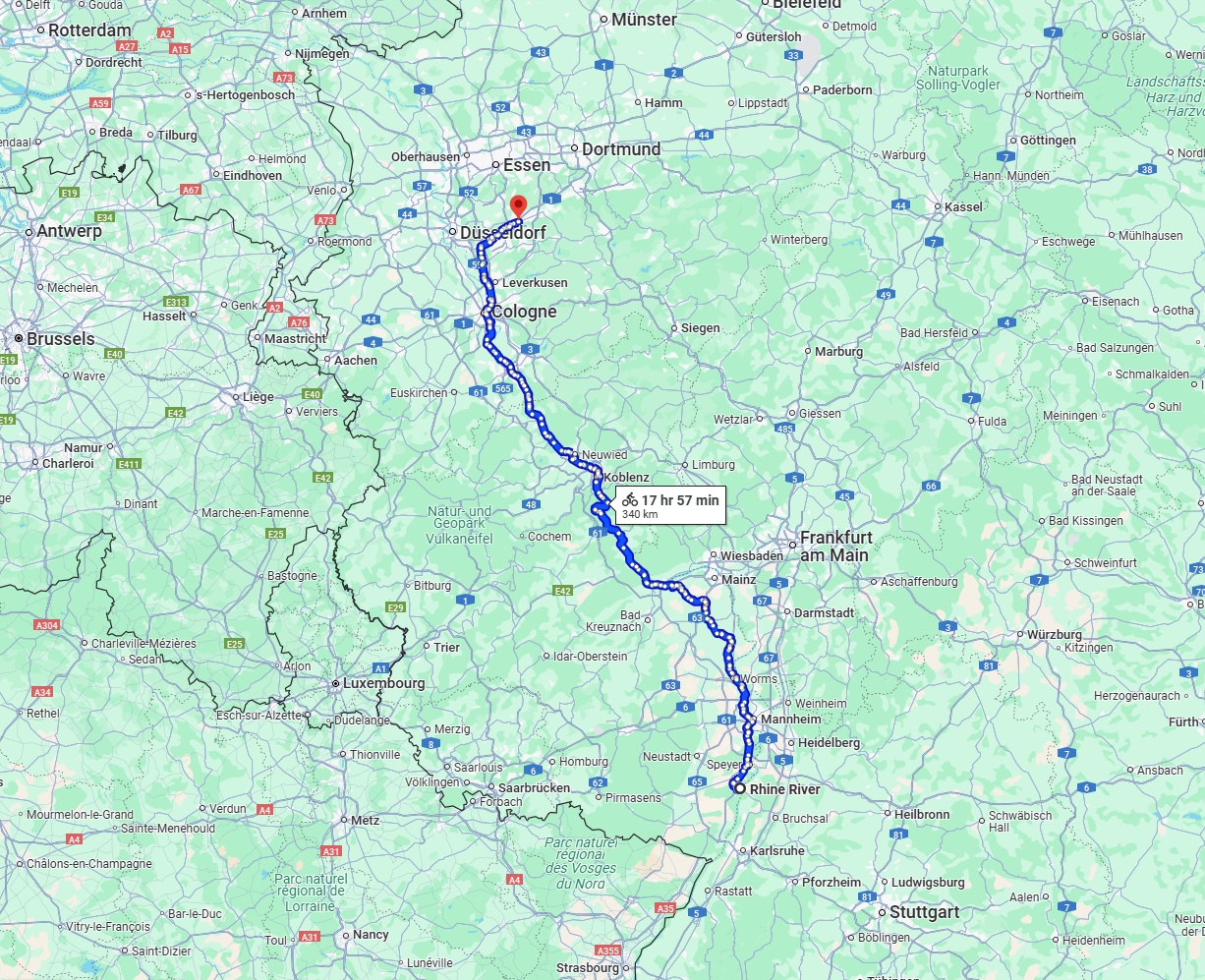 Anreise von Ludwigshafen am Rhein Zu Wuppertal Über 