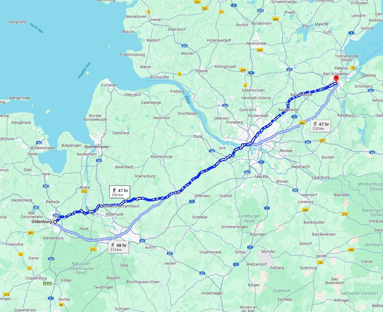 Anreise von Oldenburg Zu Lübeck Über 