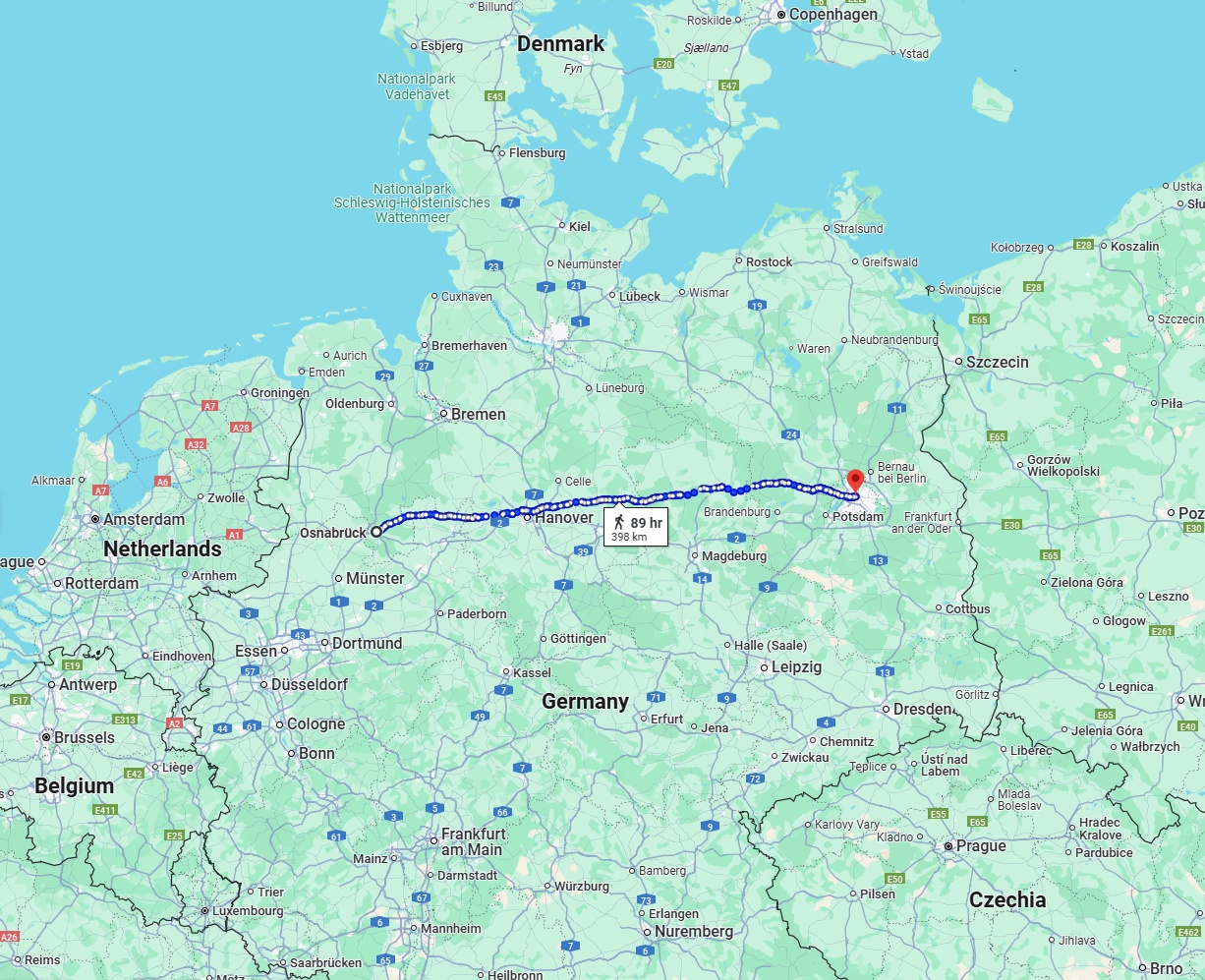 Anreise von Osnabrück Zu Berlin Über 