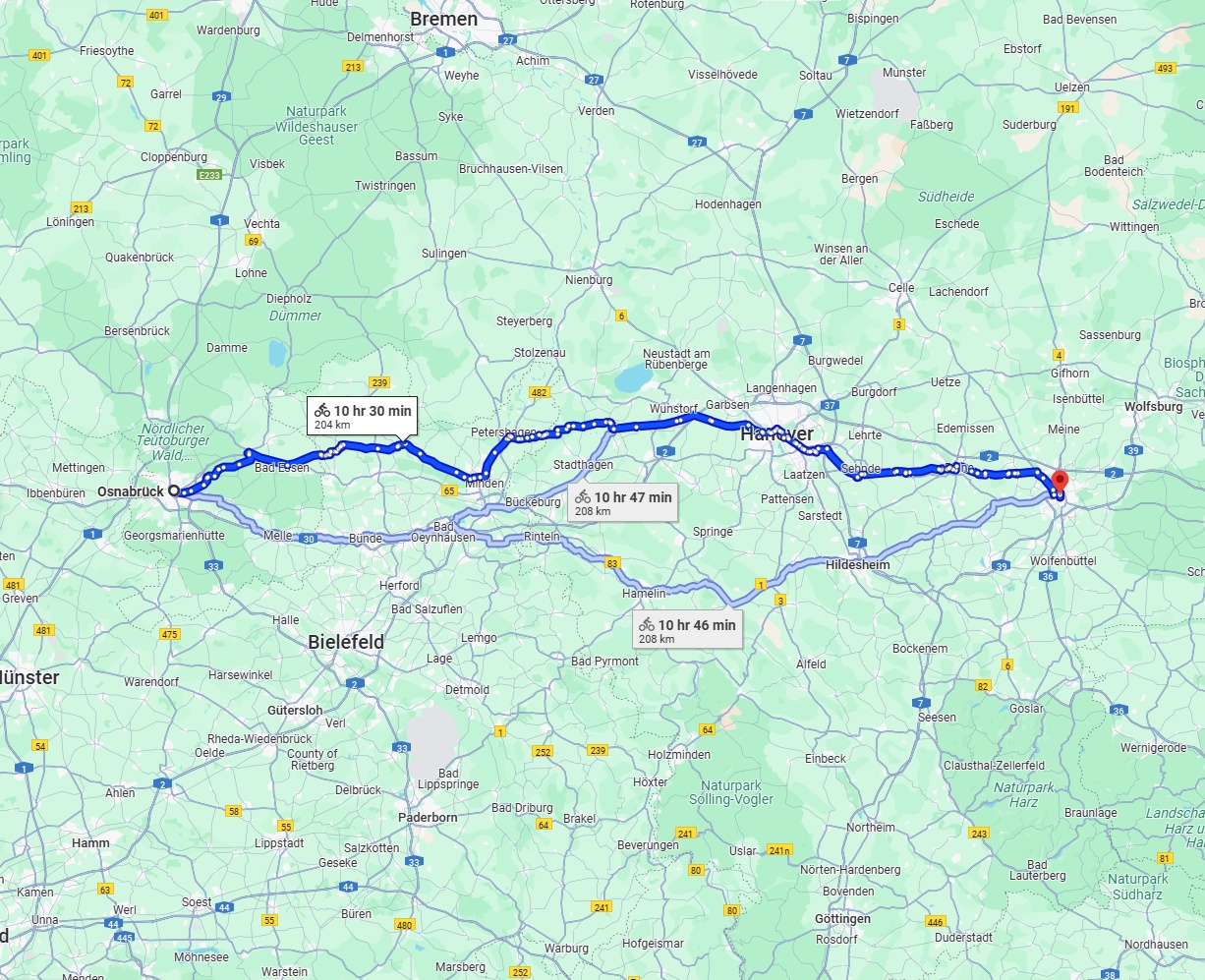 Anreise von Osnabrück Zu Braunschweig Über 