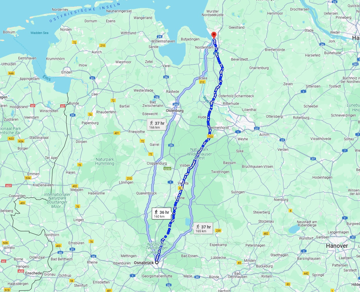 Anreise von Osnabrück Zu Bremerhaven Über 