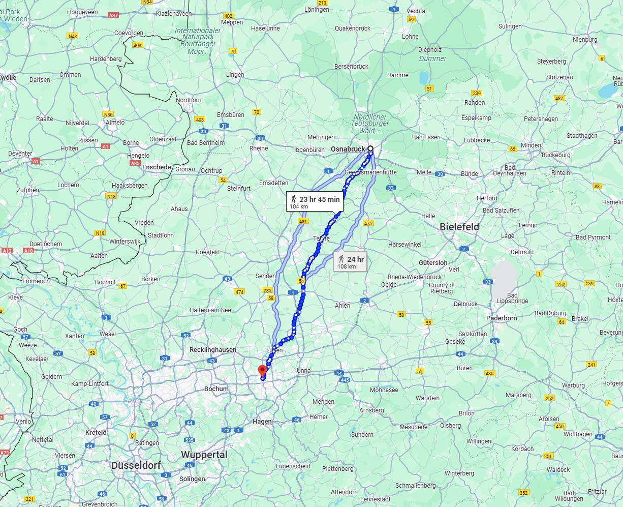 Anreise von Osnabrück Zu Dortmund Über 