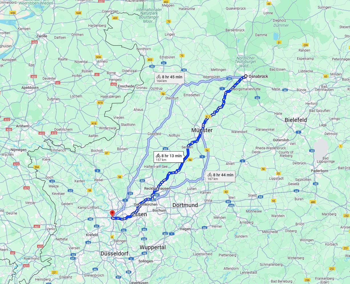 Anreise von Osnabrück Zu Duisburg Über 