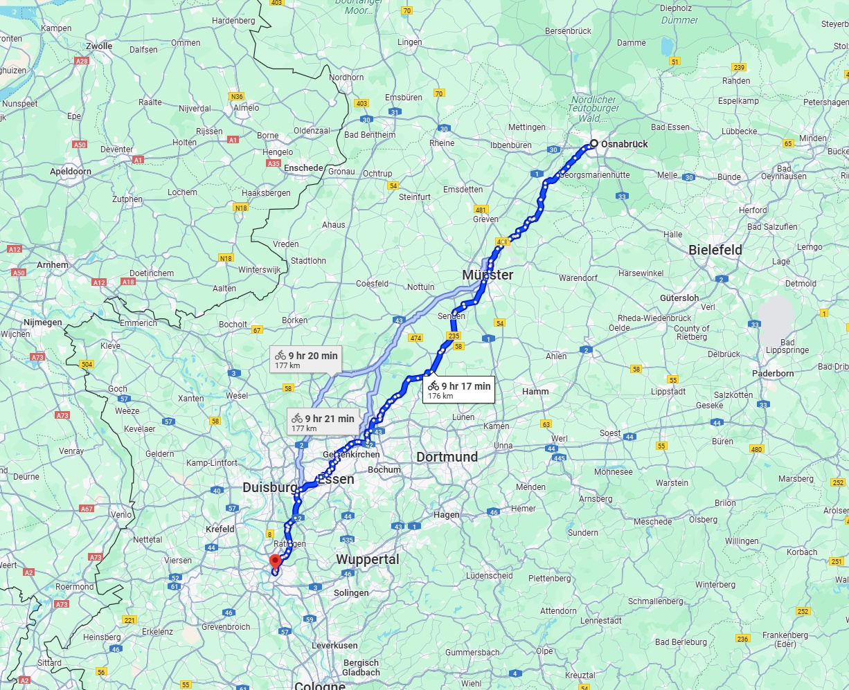 Anreise von Osnabrück Zu Düsseldorf Über 