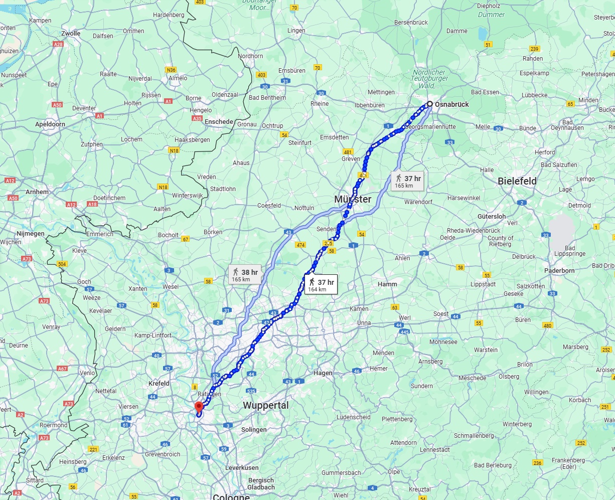 Anreise von Osnabrück Zu Düsseldorf Über 