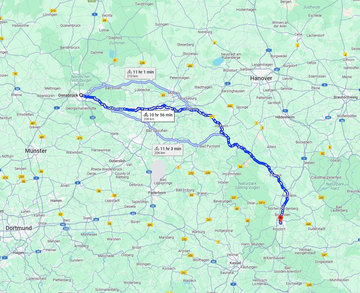 Anreise von Osnabrück Zu Göttingen Über 