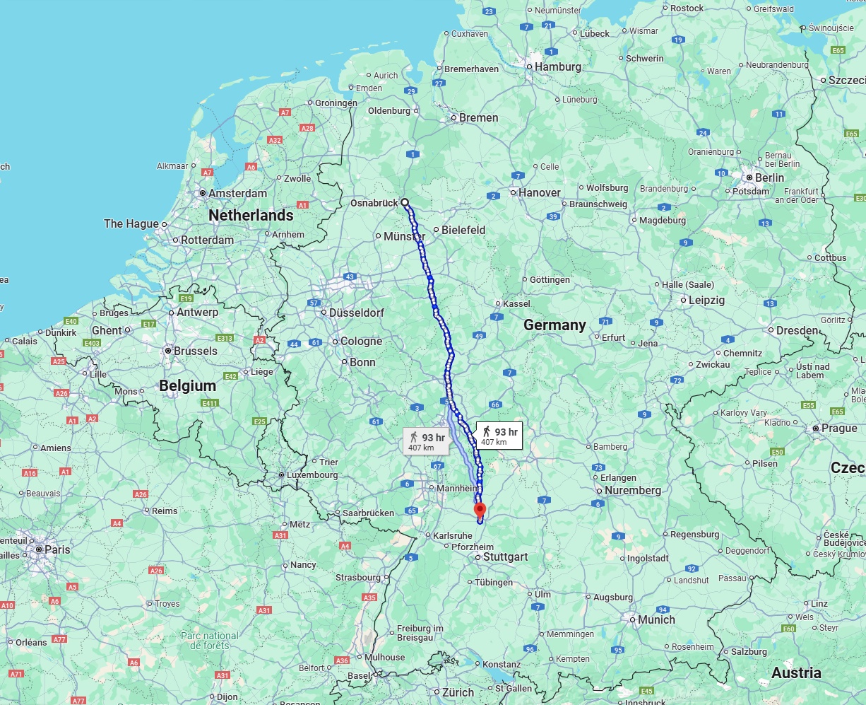 Anreise von Osnabrück Zu Heilbronn Über 