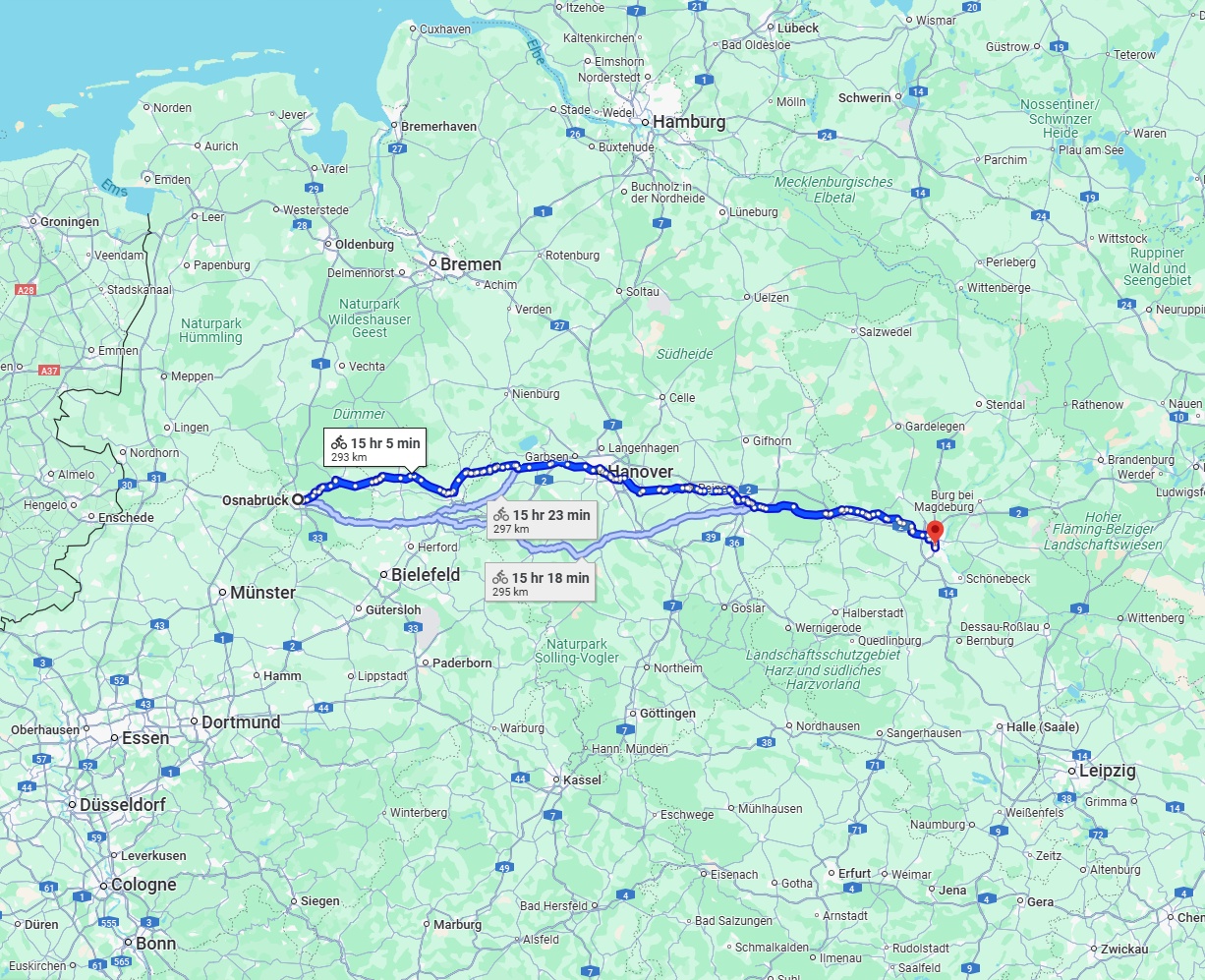 Anreise von Osnabrück Zu Magdeburg Über 