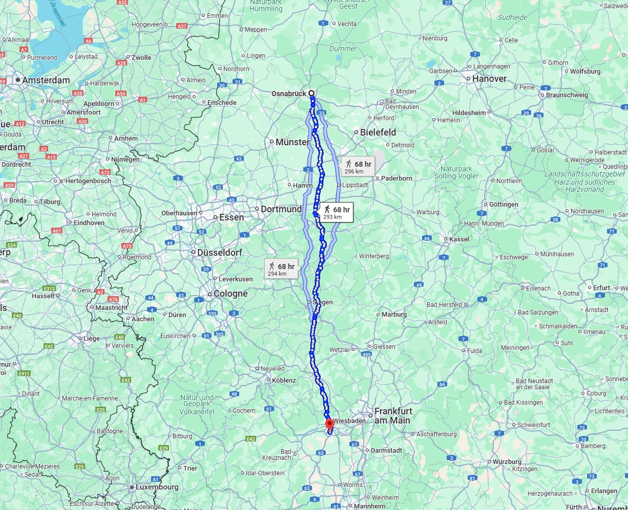 Anreise von Osnabrück Zu Mainz Über 