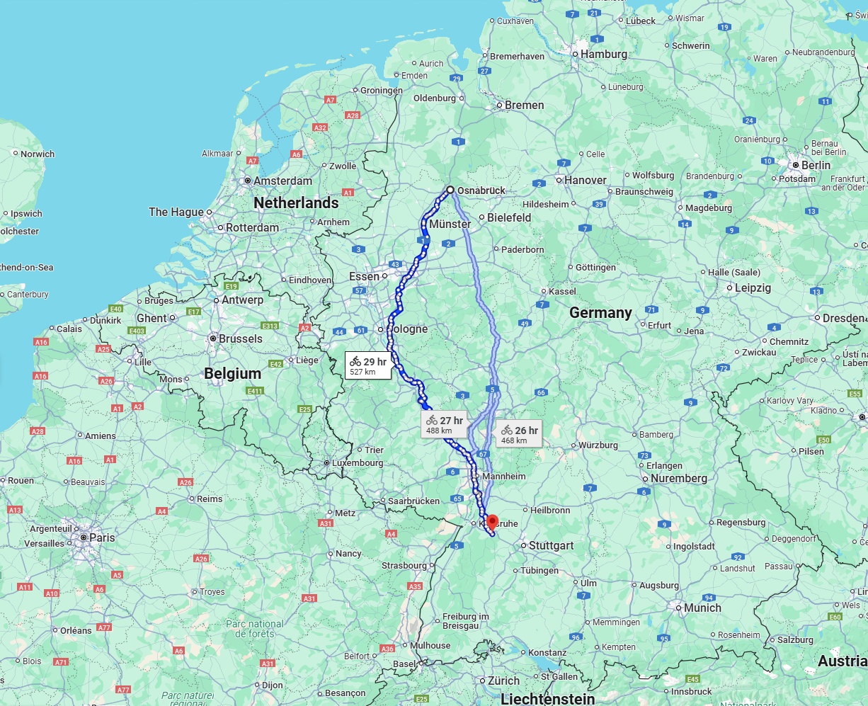 Anreise von Osnabrück Zu Pforzheim Über 