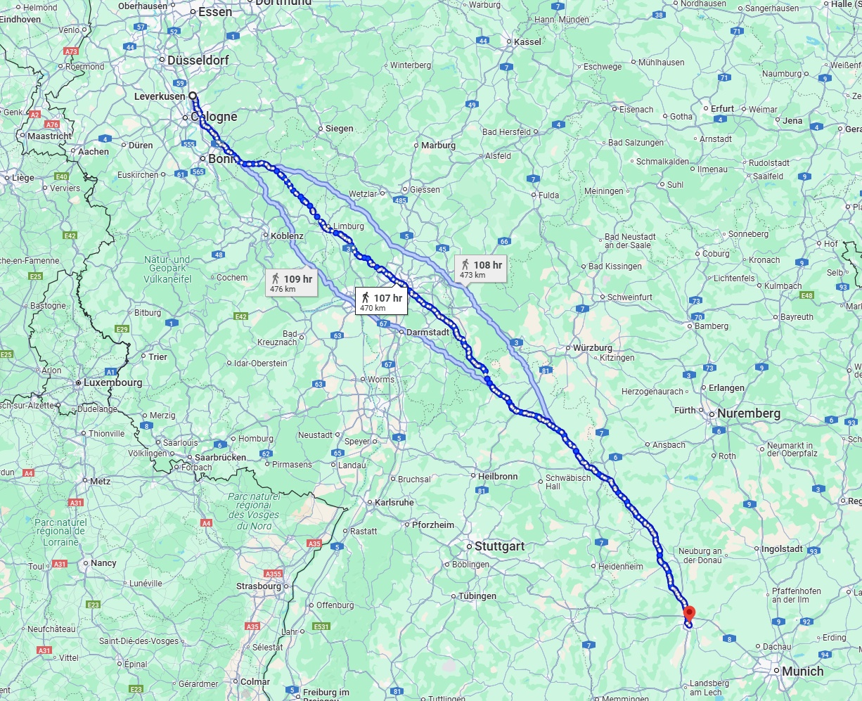 Anreise von Leverkusen Zu Augsburg Über 