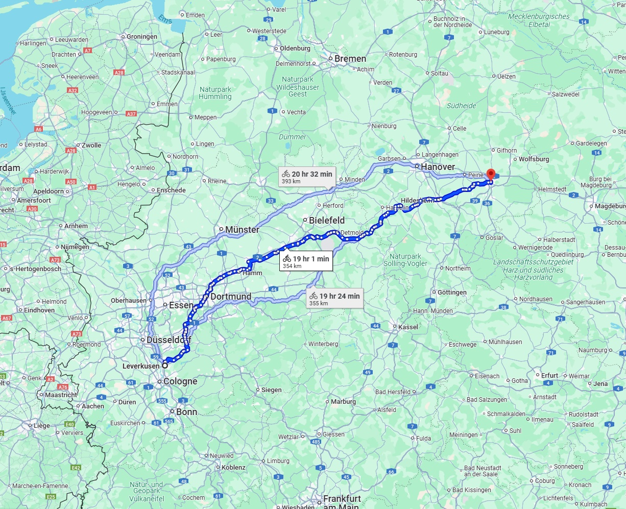 Anreise von Leverkusen Zu Braunschweig Über 