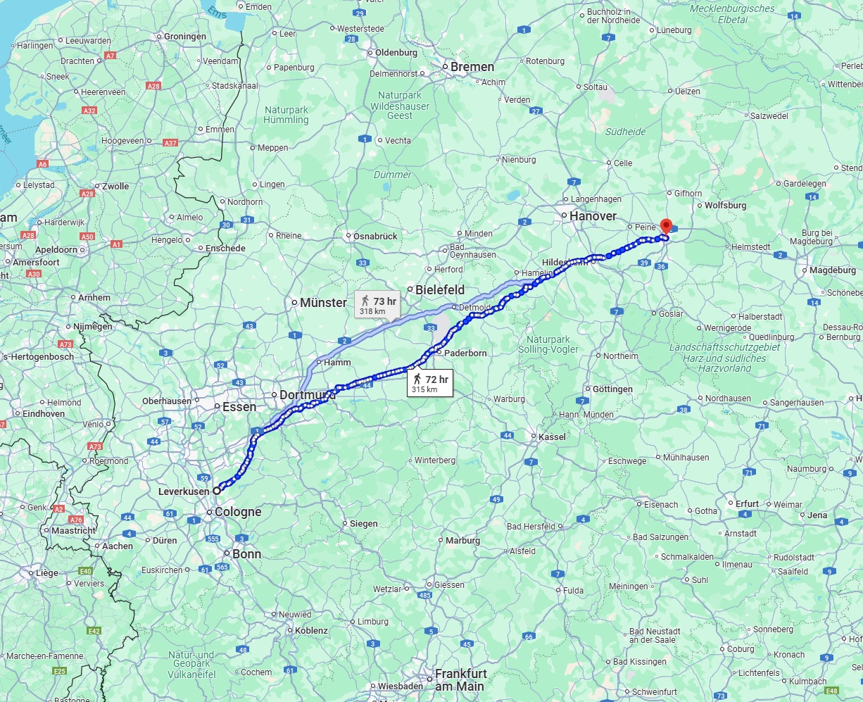 Anreise von Leverkusen Zu Braunschweig Über 