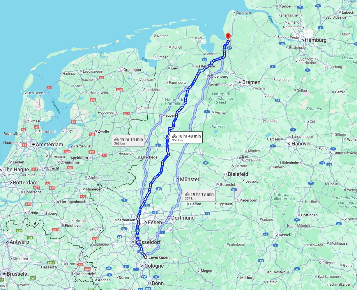 Anreise von Leverkusen Zu Bremerhaven Über 