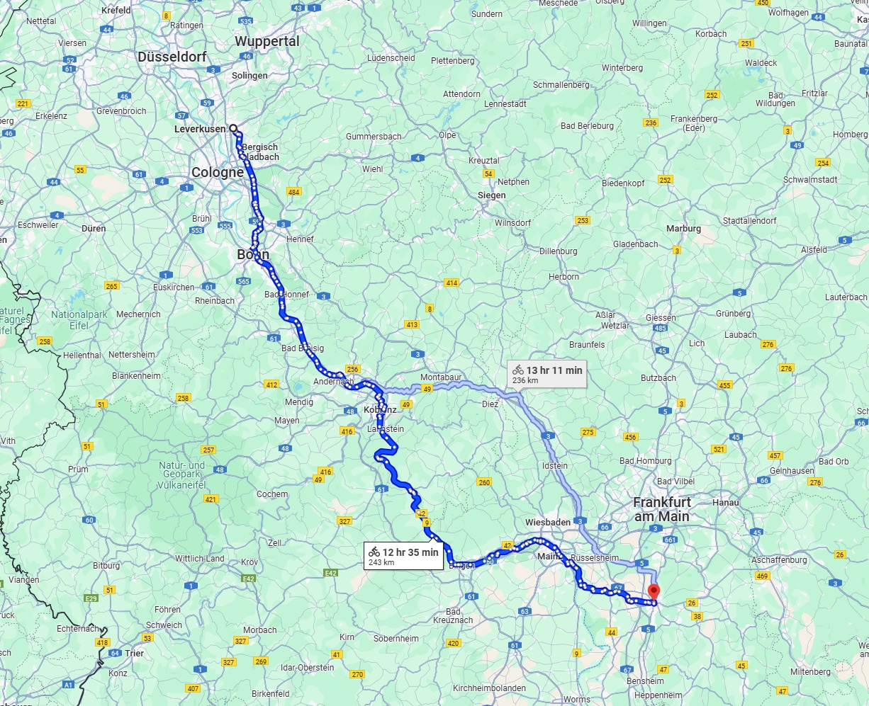 Anreise von Leverkusen Zu Darmstadt Über 