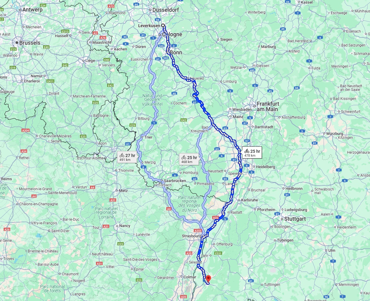Anreise von Leverkusen Zu Freiburg im Breisgau Über 