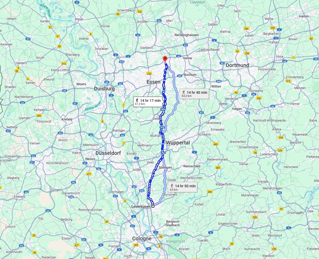 Anreise von Leverkusen Zu Gelsenkirchen Über 