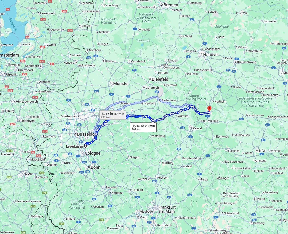 Anreise von Leverkusen Zu Göttingen Über 