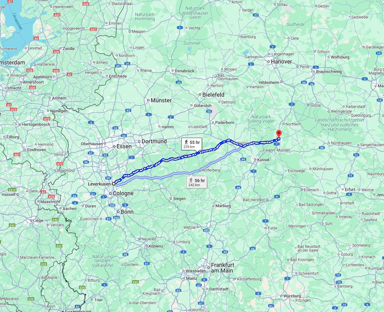 Anreise von Leverkusen Zu Göttingen Über 