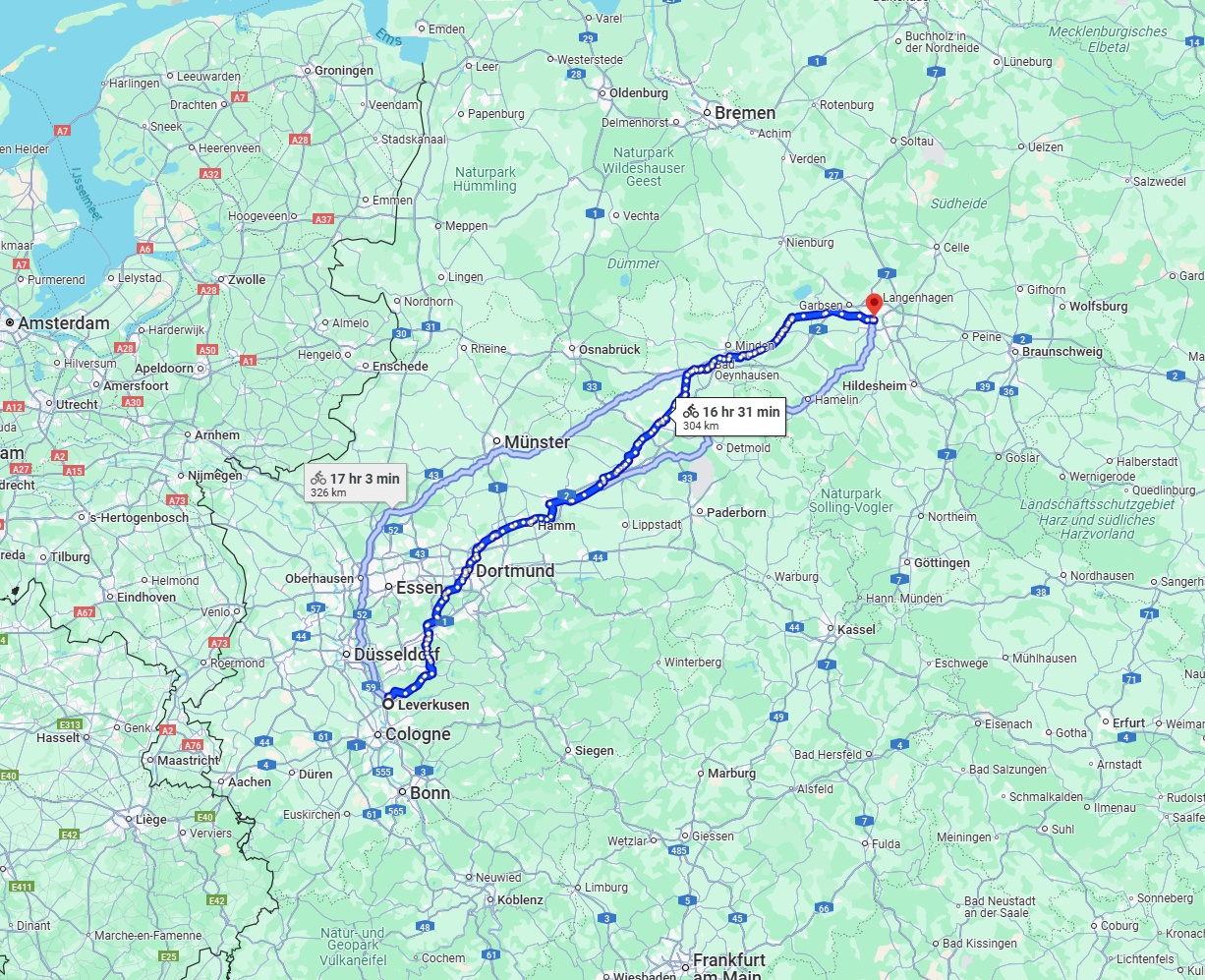 Anreise von Leverkusen Zu Hannover Über 